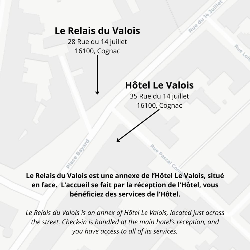 Готель Le Relais Du Valois Cognac Centre Екстер'єр фото